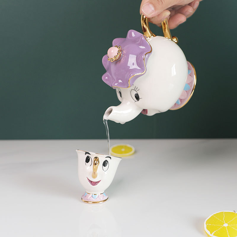 Coffee Tea Box - In-Stock Teapot Cute Cartoon Beauty And