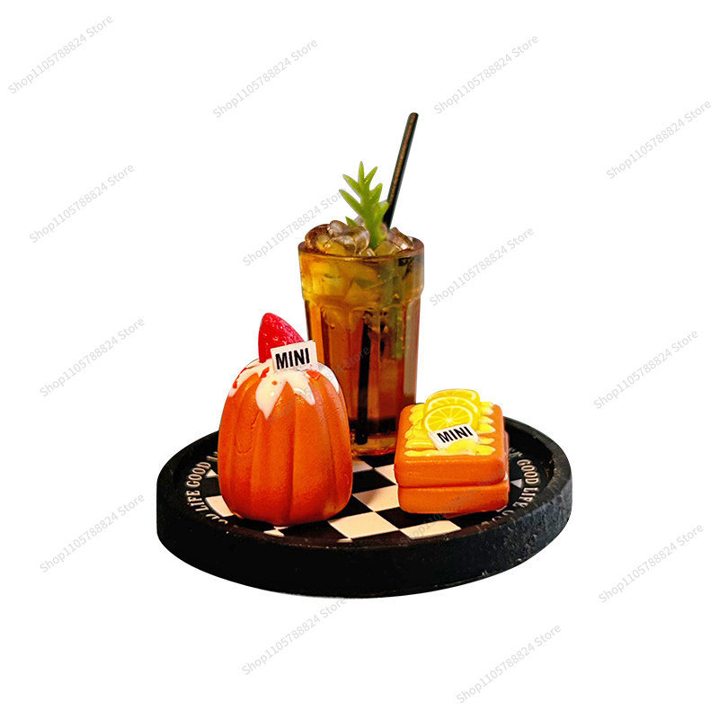 Coffee Tea World - For Miniature World on The Refrigerator