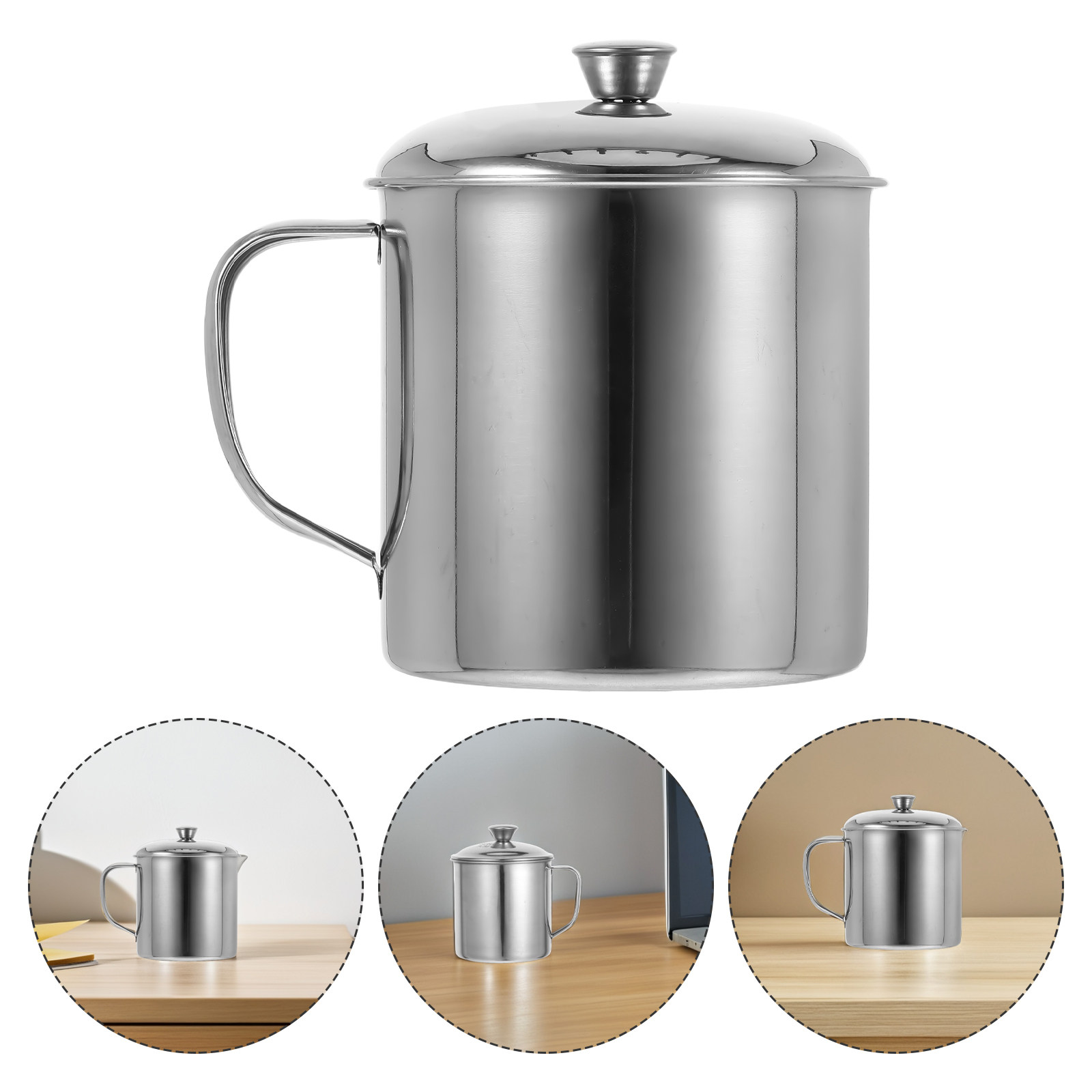 Coffee Tea - Stainless Steel Kids Water Cup Double