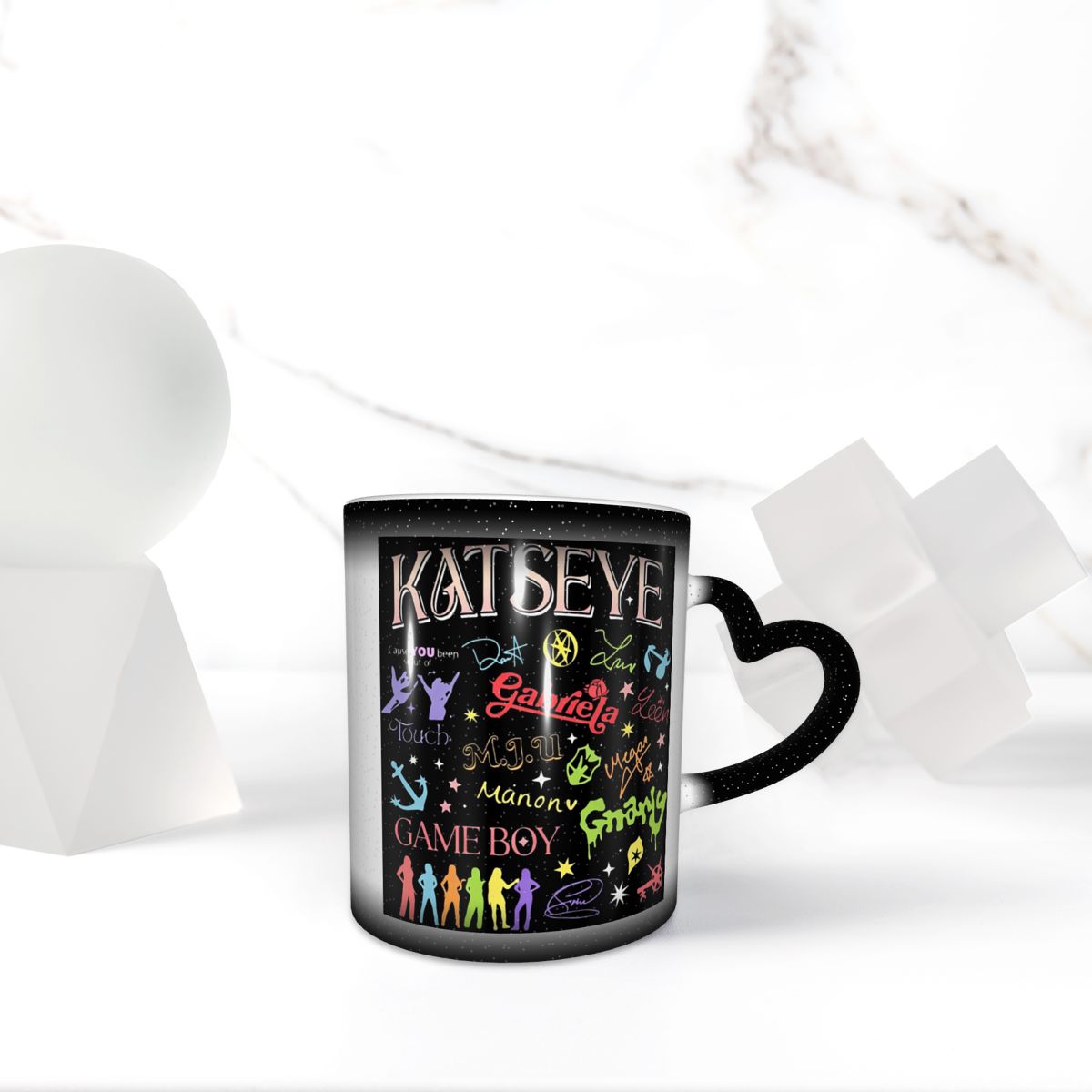Coffee Tea World - Katseye Beautiful Chaos World Tour Mug