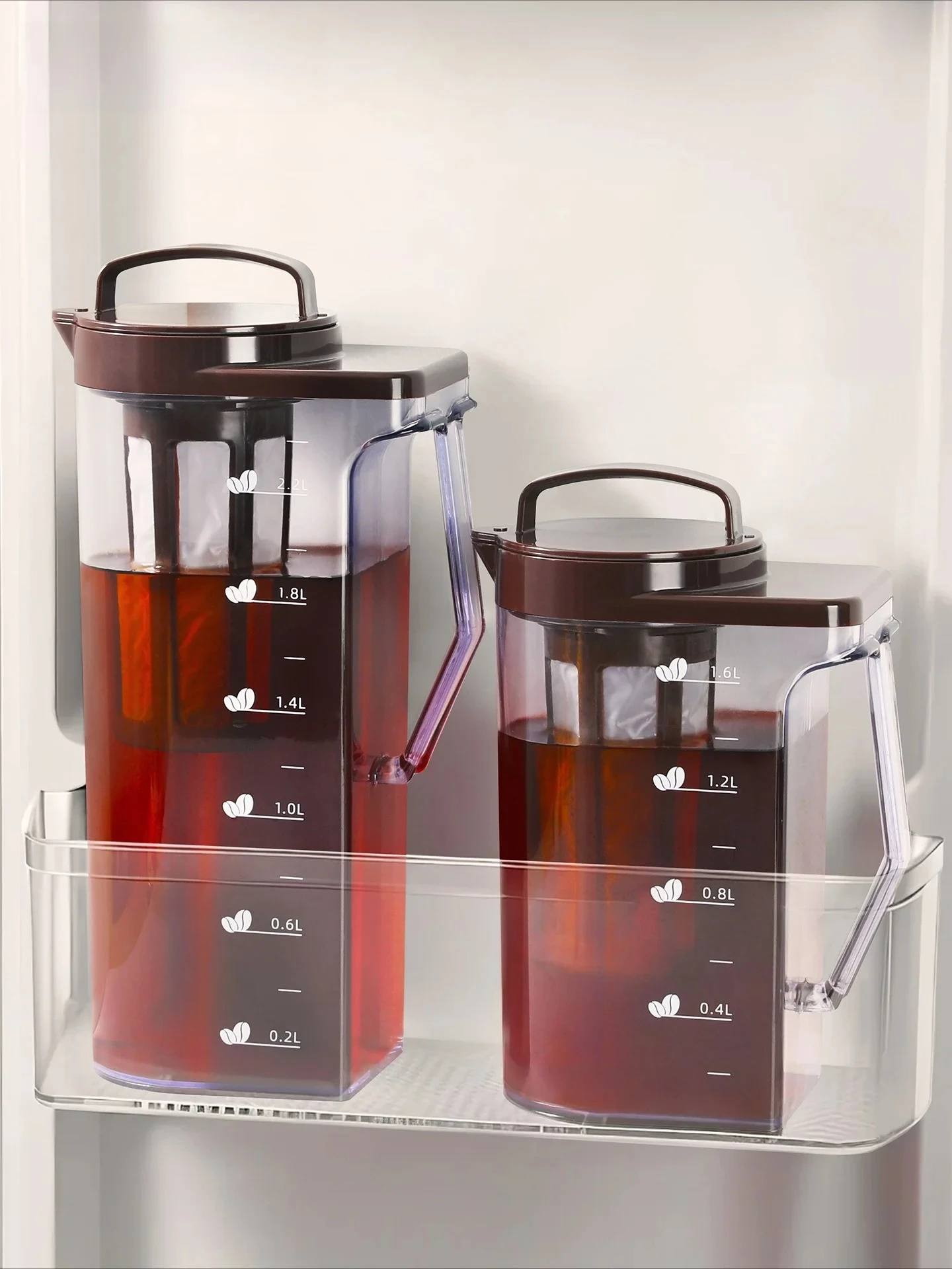 Coffee Tea Pots - Large Capacity Plastic Cold Brew Coffee