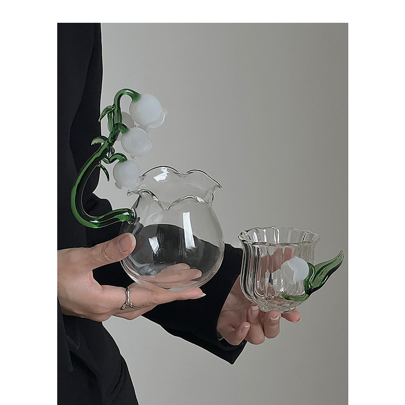 Lily of The Valley Glass Tea C - Valley Tea And Coffee ulasan dan harga