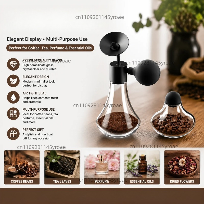 Glass Aroma Sample Bottle Coff - Coffee Tea ulasan dan harga