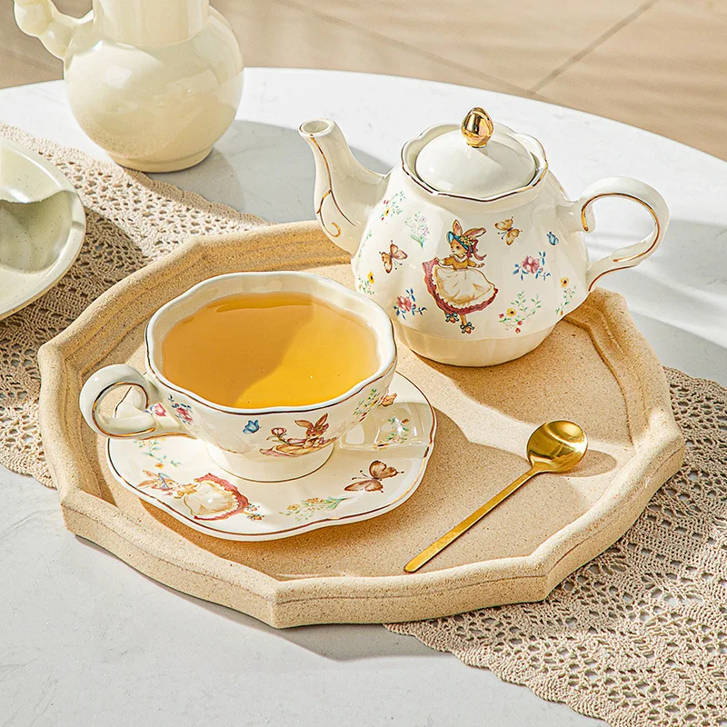 English Ceramic Cup Alice Rabb - Draw Coffee And Tea ulasan dan harga