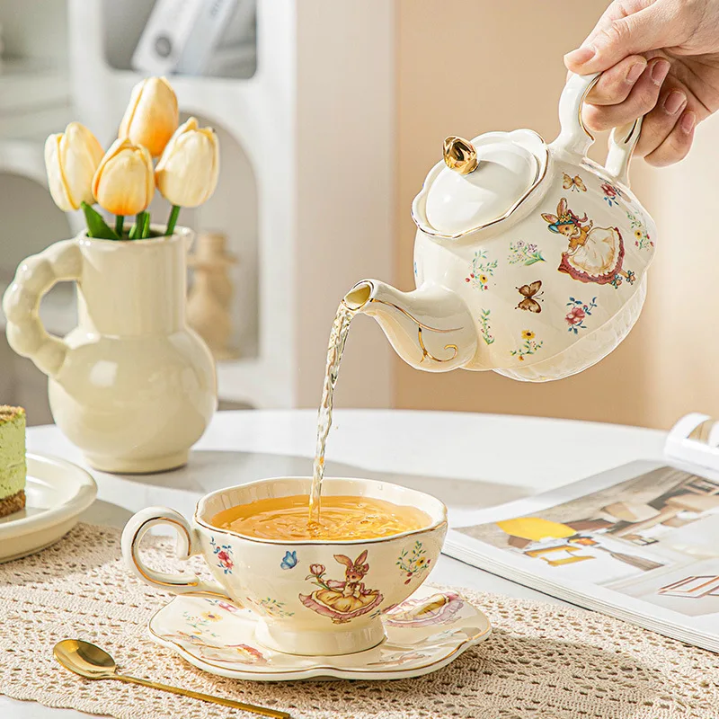 English Ceramic Cup Alice Rabb - Draw Coffee And Tea ulasan dan harga