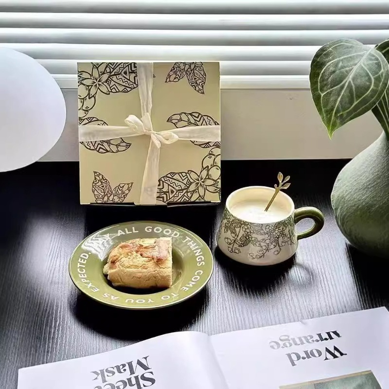 French Retro Style Lily of The - Valley Tea And Coffee ulasan dan harga
