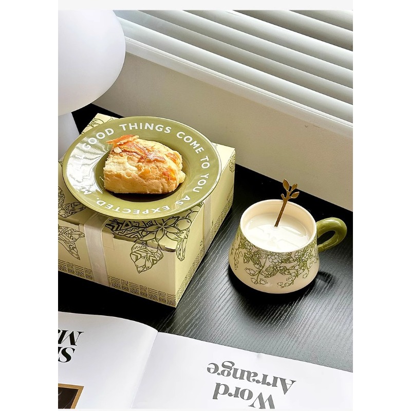 French Retro Style Lily of The - Valley Tea And Coffee ulasan dan harga