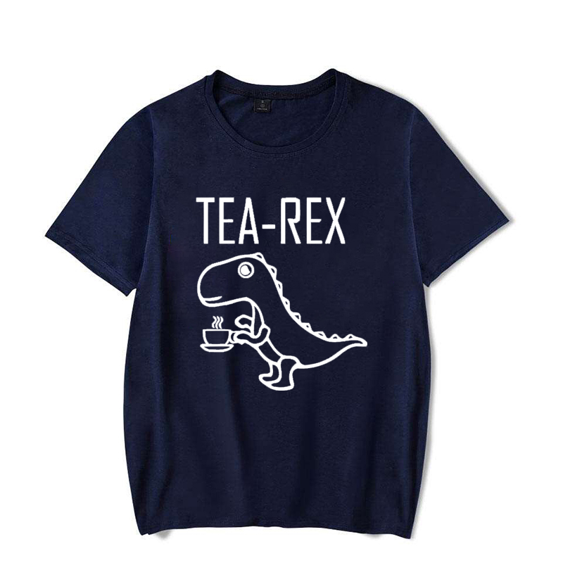 Men Women T-Shirts Tea Rex Fun - Coffee And Tea Lyrics ulasan dan harga