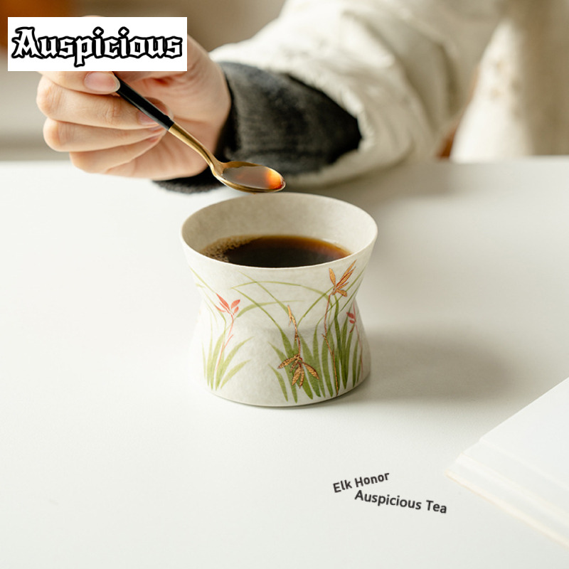 180ml Gold Drawing Hand-painte - Draw Coffee And Tea ulasan dan harga