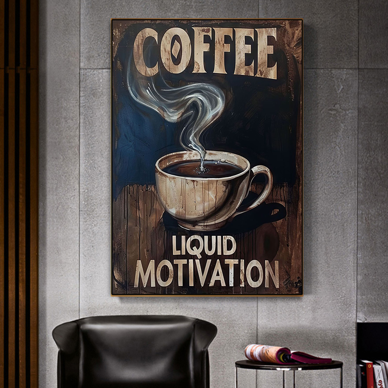 Vintage Drinks Posters Coffee  - Coffee And Tea Lyrics ulasan dan harga