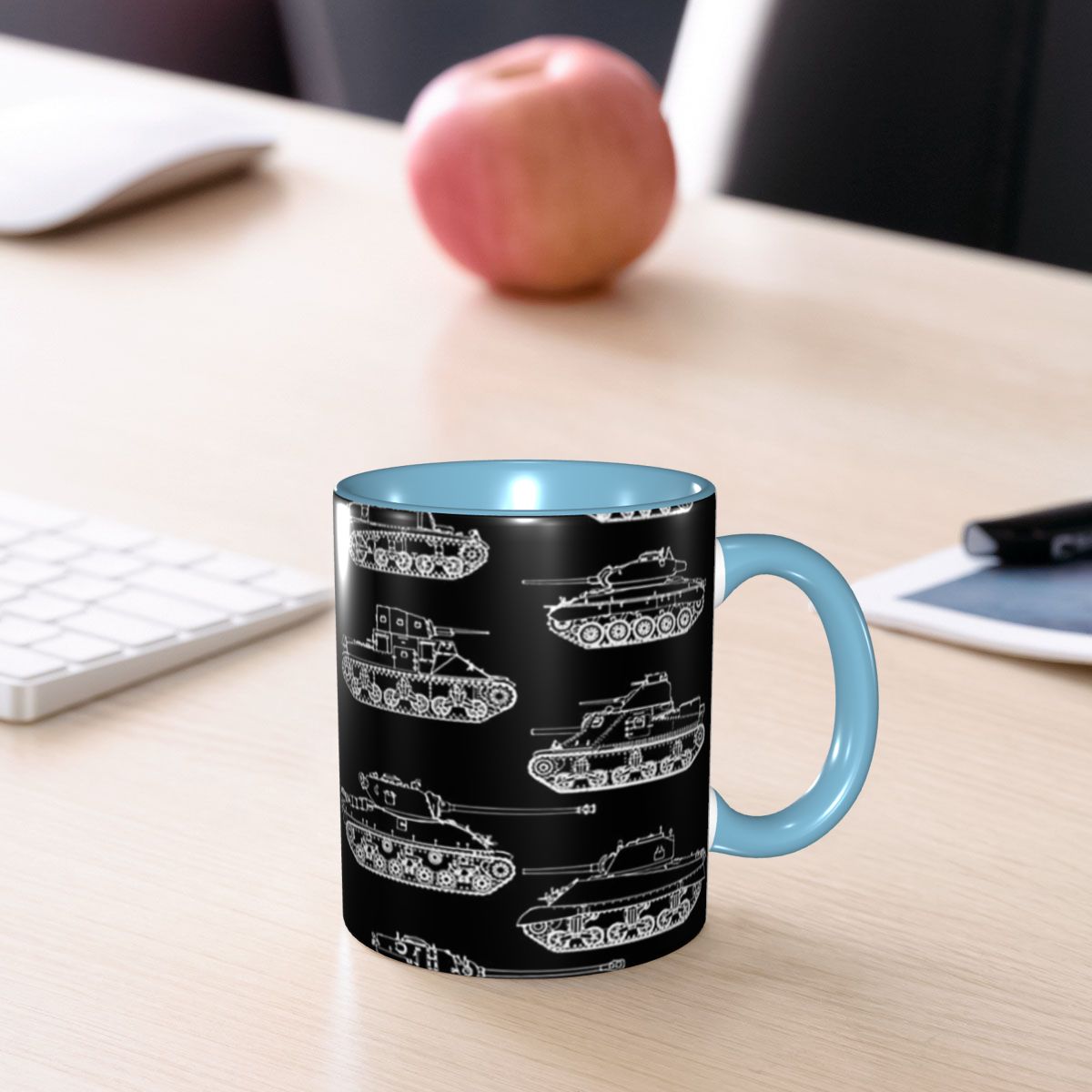 US Tanks Of World War II Mug F - Coffee Tea World ulasan dan harga