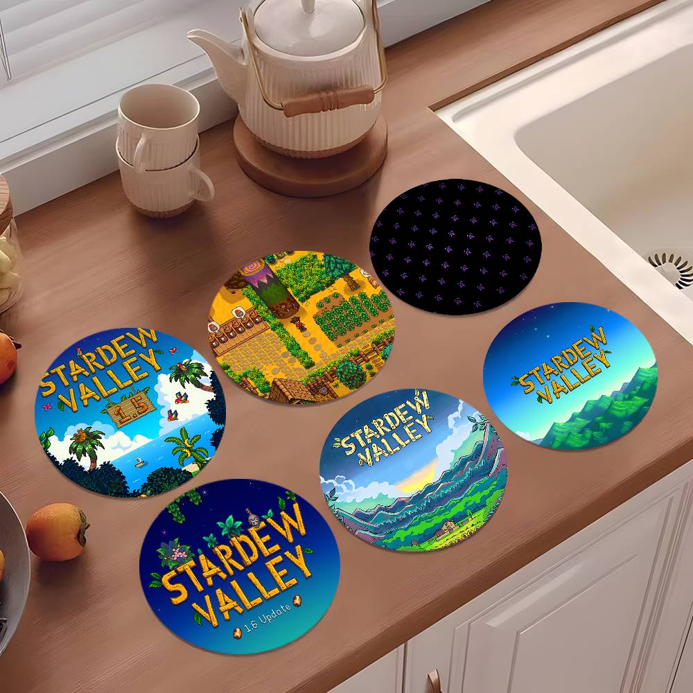 S-Stardew Valley Coasters 10cm - Valley Tea And Coffee ulasan dan harga