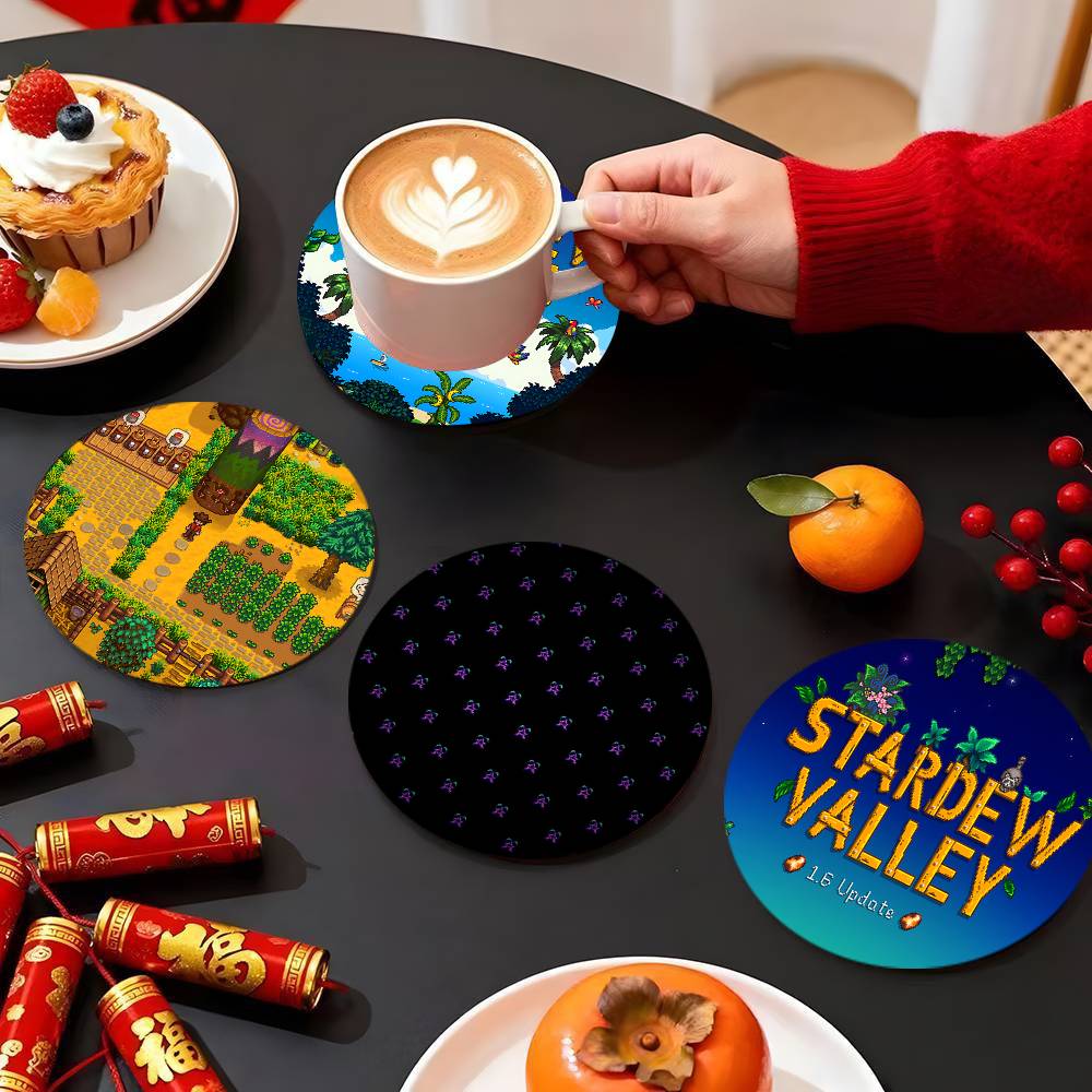 S-Stardew Valley Coasters 10cm - Valley Tea And Coffee ulasan dan harga