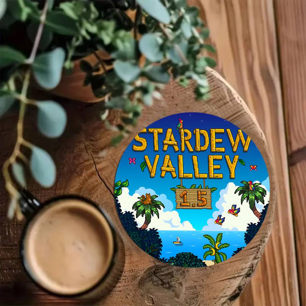 S-Stardew Valley Coasters 10cm - Valley Tea And Coffee ulasan dan harga