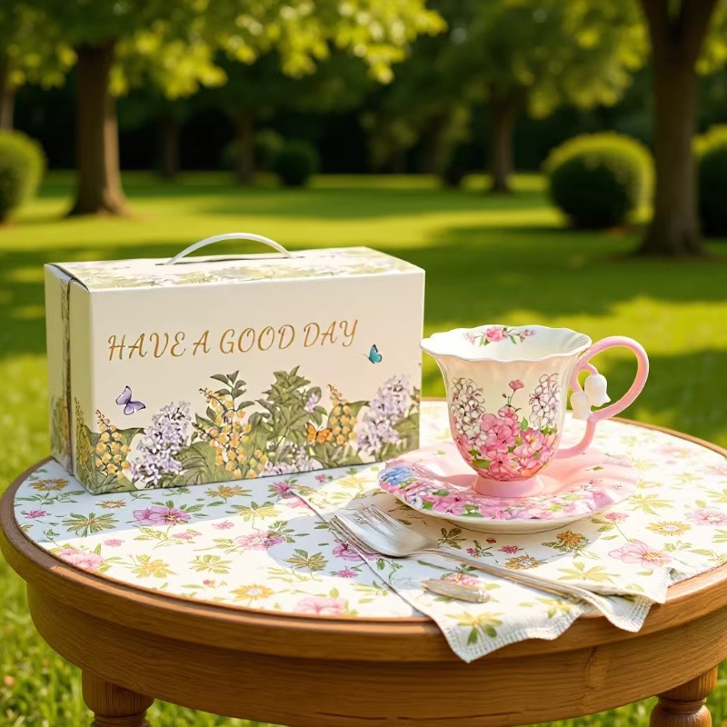 Ceramic Coffee Cup & Saucer Se - Valley Tea And Coffee ulasan dan harga