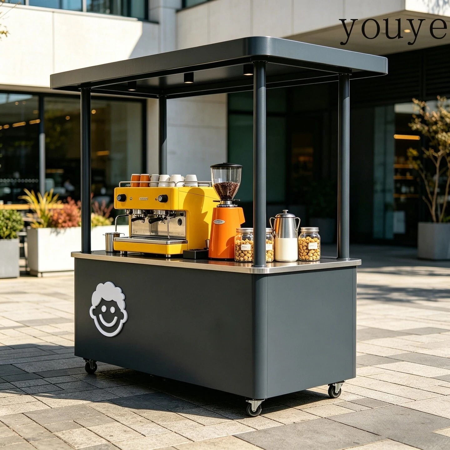 eDJ Iron wrought stalls carts  - Coffee Tea Vendor ulasan dan harga