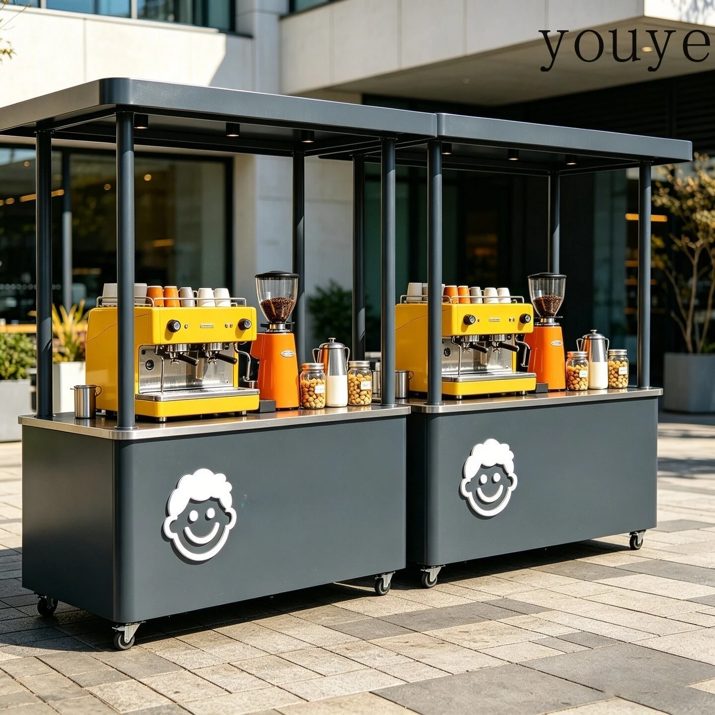 eDJ Iron wrought stalls carts  - Coffee Tea Vendor ulasan dan harga