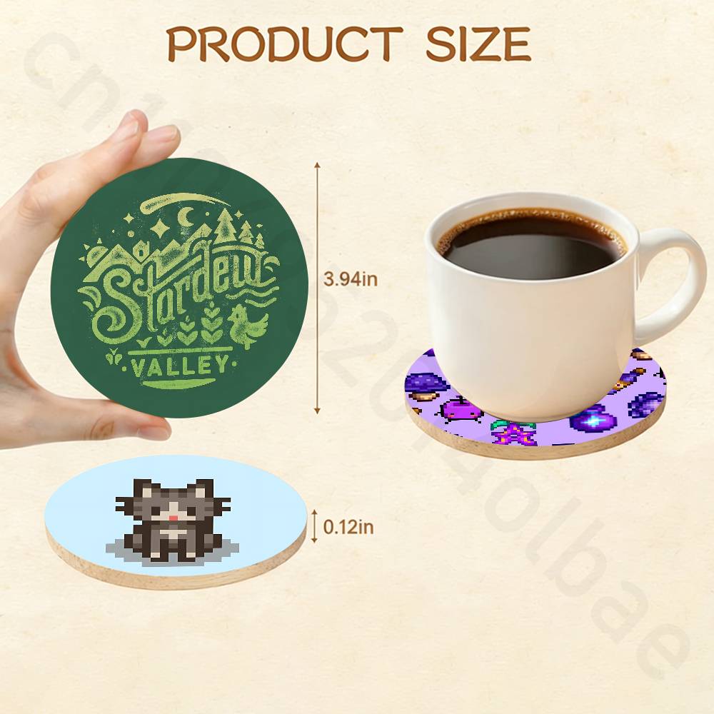 S-Stardew V-Valley Wooden Cup  - Valley Tea And Coffee ulasan dan harga