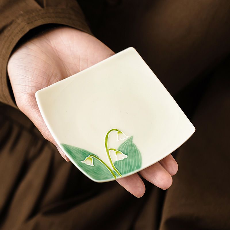 Hand Painted Lily of the Valle - Valley Tea And Coffee ulasan dan harga