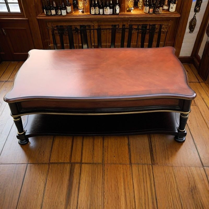 solid wood retro coffee table  - Draw Coffee And Tea ulasan dan harga