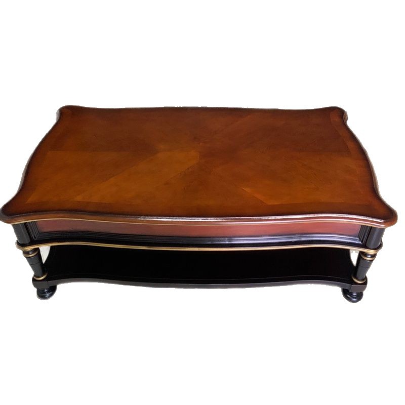 solid wood retro coffee table  - Draw Coffee And Tea ulasan dan harga