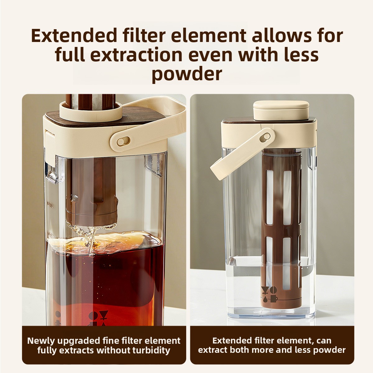 Large Capacity Coffee Cold Bre - Coffee Tea Pots ulasan dan harga