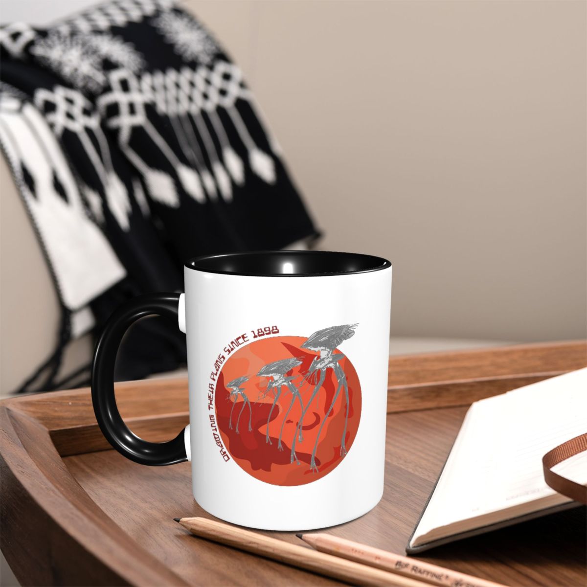 War Of The Worlds Drawing Thei - Draw Coffee And Tea ulasan dan harga
