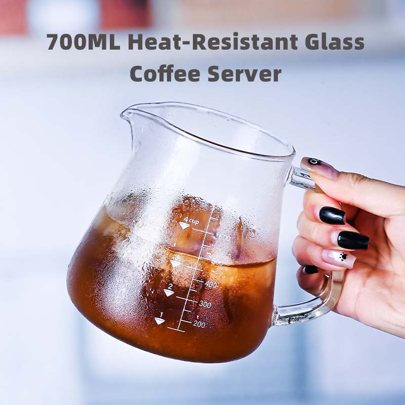New High Borosilicate 700ml  G - Coffee Tea Pots ulasan dan harga