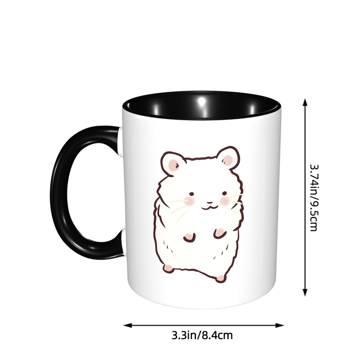 Cute Hamster Drawing Mug Funny - Draw Coffee And Tea ulasan dan harga