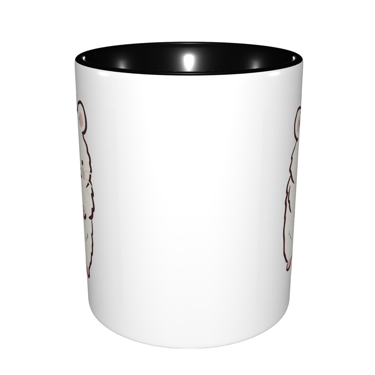 Cute Hamster Drawing Mug Funny - Draw Coffee And Tea ulasan dan harga