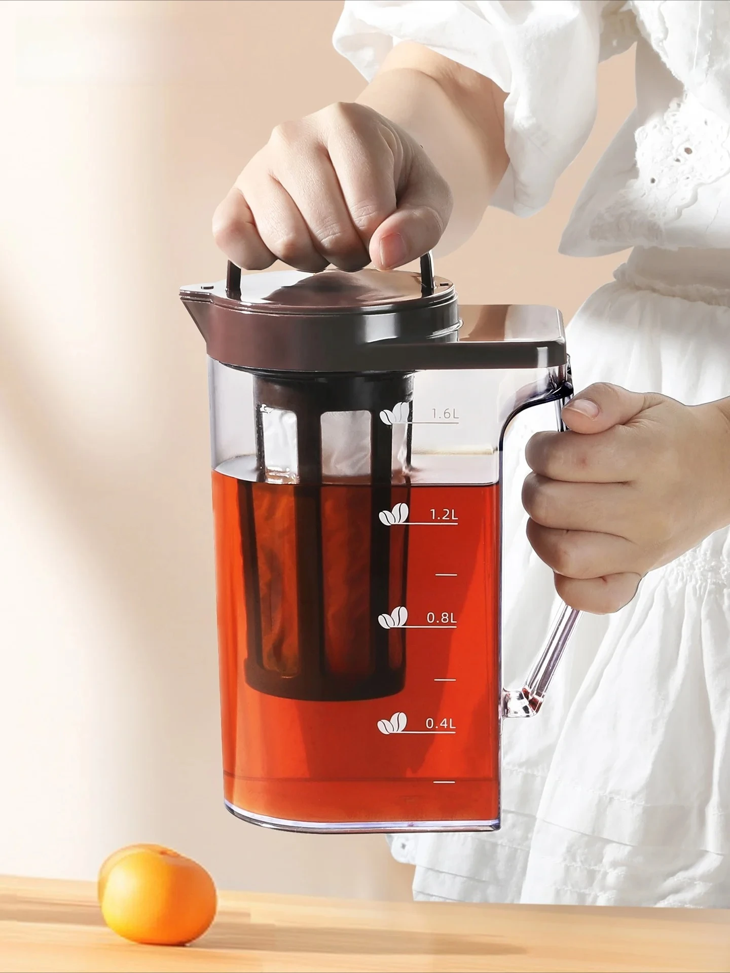 Large Capacity Plastic Cold Br - Coffee Tea Pots ulasan dan harga