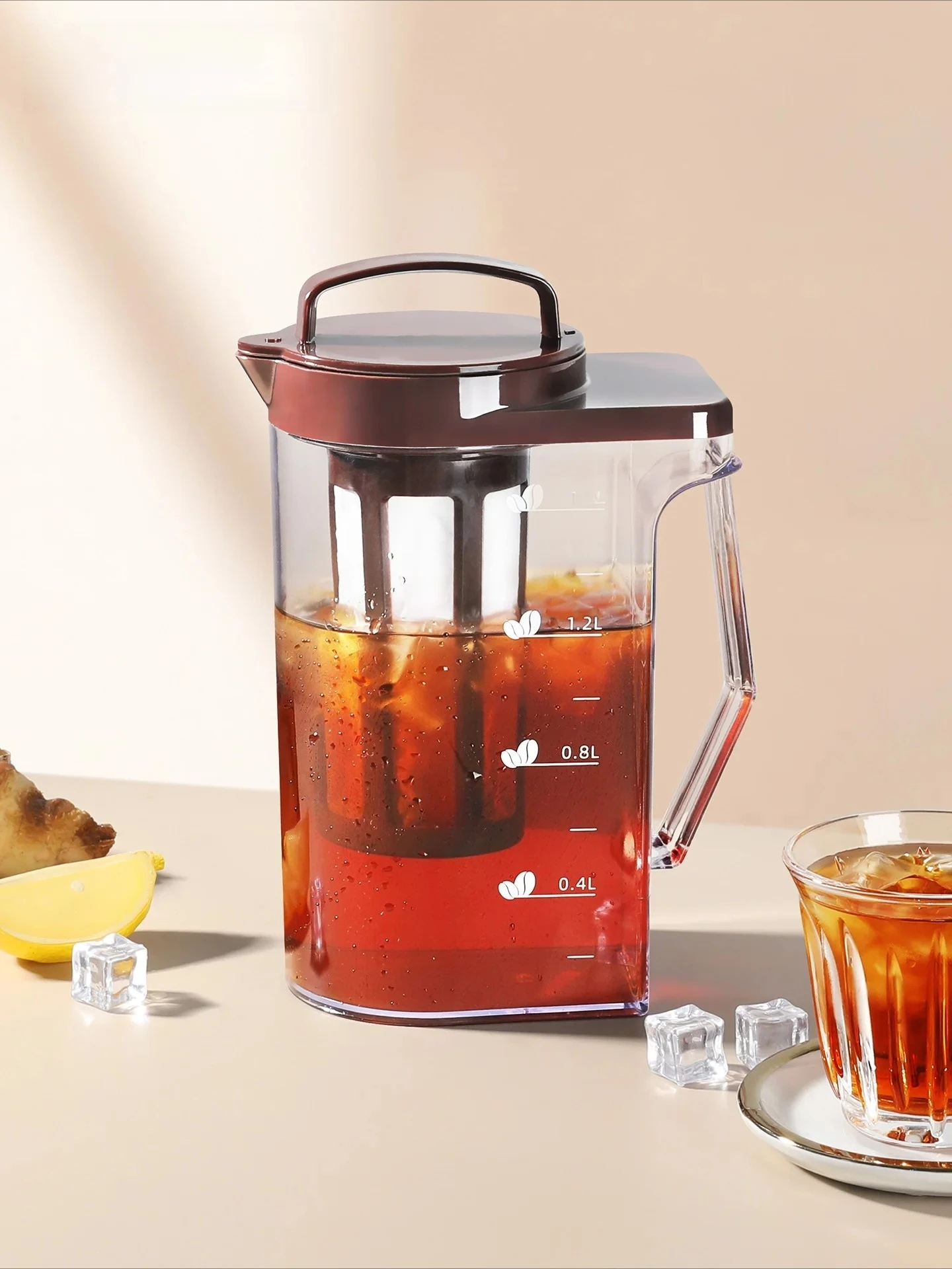 Large Capacity Plastic Cold Br - Coffee Tea Pots ulasan dan harga